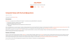 Desktop Screenshot of joeyrobert.org